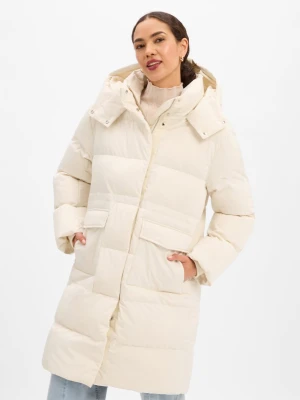 Opus Damski płaszcz funkcjonalny - Hallusi Kobiety Sztuczne włókno biały jednolity,