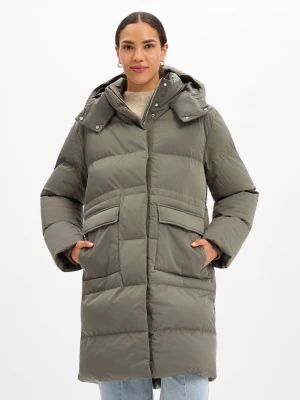 Opus Damski płaszcz funkcjonalny - Hallusi Kobiety Sztuczne włókno zielony jednolity,