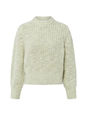 Opus Damski sweter z dzianiny z wełną - Palizia Kobiety Sztuczne włókno zielony marmurkowy,