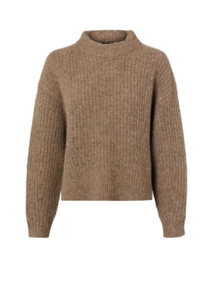 Opus Damski sweter z dzianiny z zawartością wełny - Paliet Kobiety brązowy marmurkowy,