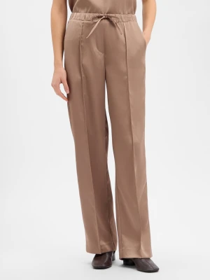 Opus Damskie spodnie do biegania - Melane cosmic Kobiety Sztuczne włókno beżowy|różowy|złoty jednolity,