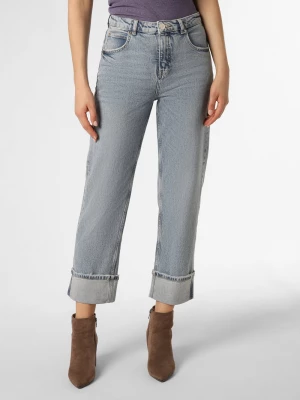 Opus Damskie spodnie jeansowe Kobiety Bawełna niebieski jednolity,