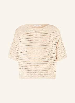 Opus Dzianinowa Koszulka Pinse beige