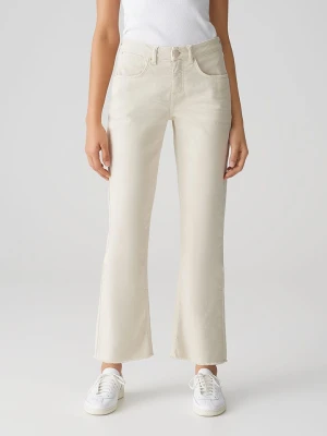 OPUS Dżinsy - Flared fit - w kolorze beżowym rozmiar: 34/L28