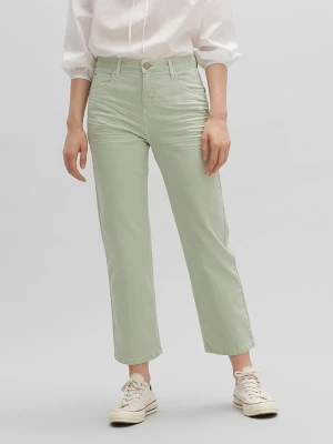 OPUS Dżinsy "Lani" - Regular fit - w kolorze jasnozielonym rozmiar: W34/L26