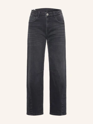 Opus Dżinsy Typu Barrel Lissie Boldy grau 70393 dark grey