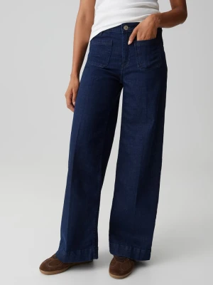 OPUS Dżinsy - Wide Leg fit - w kolorze granatowym rozmiar: 42 / L32