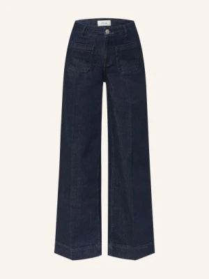 Opus Dżinsy Z Szerokimi Nogawkami Miva blau