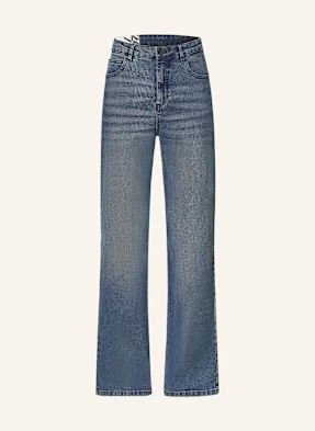 Opus Jeansy Straight Mivy blau