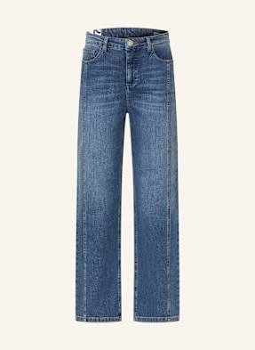 Opus Jeansy Wide Leg Mivy Iane blau