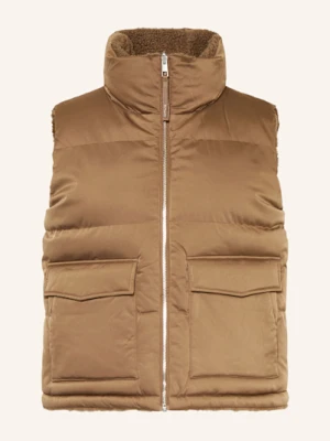 Opus Kamizelka Pikowana Wendara Dwustronna braun