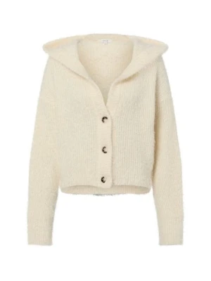 Opus Kardigan damski z wełną - Difanna Kobiety Sztuczne włókno beżowy jednolity,