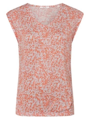 Opus Koszulka damska - Sosso Kobiety Dżersej lila|pomarańczowy wzorzysty,