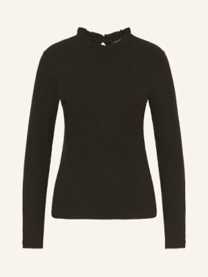 Opus Koszulka Z Długim Rękawem Sanba Z Brokatową Przędzą schwarz