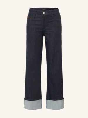 Opus Krótkie Dżinsy Miva blau 7439 rinsed blue