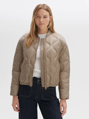 Zdjęcie produktu OPUS Kurtka pikowana w kolorze szarobrązowym rozmiar: 44