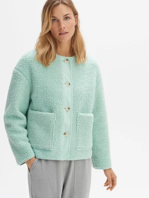 OPUS Kurtka pluszowa w kolorze turkusowym rozmiar: 42