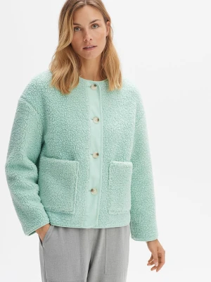 OPUS Kurtka pluszowa w kolorze turkusowym rozmiar: 42