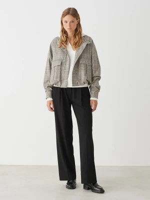 OPUS Kurtka przejściowa "Hemma" w kolorze beżowym ze wzorem rozmiar: 38