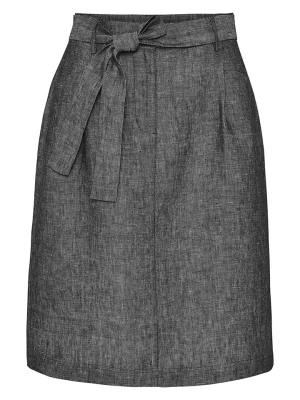 OPUS Lniana spódnica "Raila" w kolorze antracytowym rozmiar: 38
