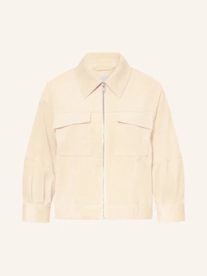 Opus Overjacket Ze Sztruksu Hamoni Z Rękawami 3/4 beige