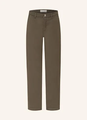 Opus Pants Chinosy Lisana gruen
