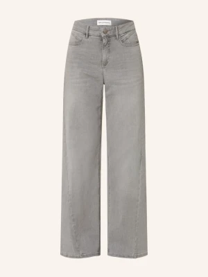 Opus Pants Dżinsy Z Szerokimi Nogawkami Melly Coolest grau 70265 light carbon grey
