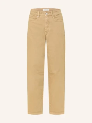 Opus Pants Dżinsy Z Szerokimi Nogawkami Melly Relax beige
