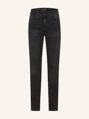 Opus Pants Jeansy Straight Melly Base blau