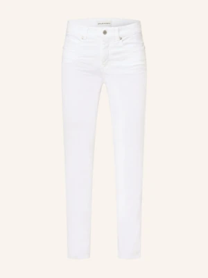 Opus Pants Jeansy Straight Melly Base weiss