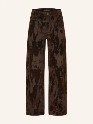 Opus Pants Jeansy Typu Barrel Mari Cosmo Z Aksamitem braun 20040 affogato