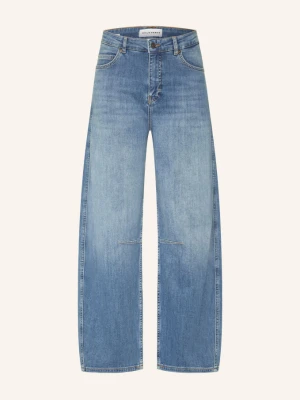 Opus Pants Jeansy Typu Barrel Mari Vega blau 70370 mid blue
