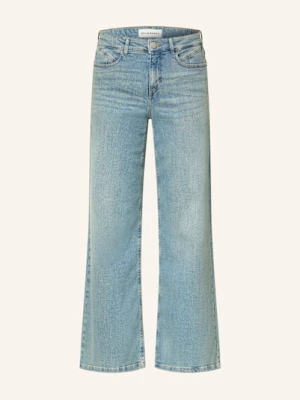 Opus Pants Jeansy Wide Leg Melly Cool blau