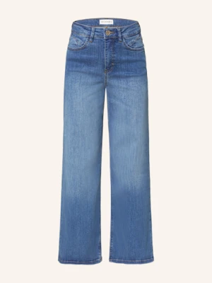 Opus Pants Jeansy Wide Leg Melly Cool blau