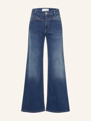 Opus Pants Jeansy Wide Leg Meni Toile blau 70216 dark blue