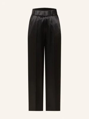 Opus Pants Satyna Spodnie Mucia Shine schwarz