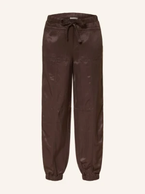 Opus Pants Spodnie Mucia W Stylu Joggingowym braun