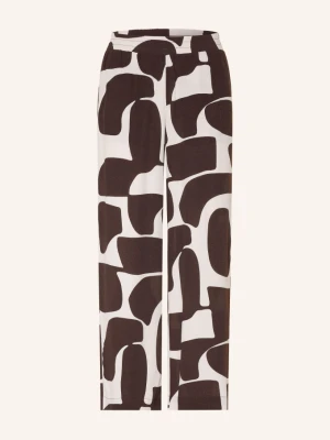 Opus Pants Spodnie Typu Culotte Malotta braun