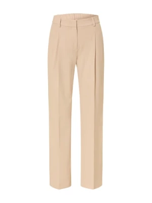 Opus Pants Spodnie Z Materiału Marlowego Moira beige