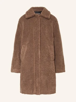 Opus Płaszcz Ze Sztucznego Futra Heddy braun