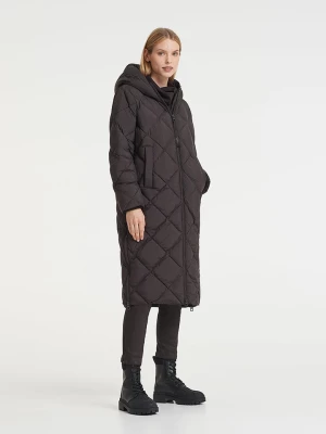 OPUS Płaszcz zimowy w kolorze ciemnobrązowym rozmiar: 34