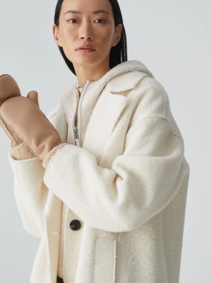 OPUS Rękawiczki w kolorze jasnobrązowym rozmiar: M