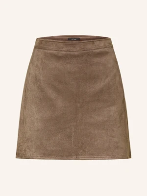 Opus Spódnica Revlina Cozy Ze Skóry Ekologicznej braun