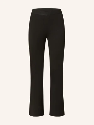 Opus Spodnie Dżersejowe Erja schwarz