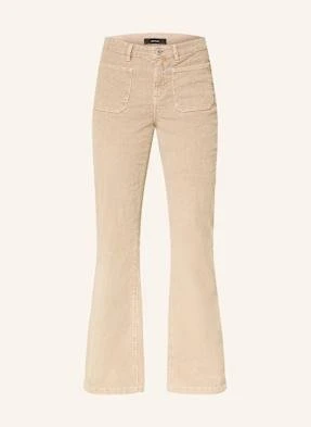 Opus Spodnie Marlena Ebbi Ze Sztruksu beige