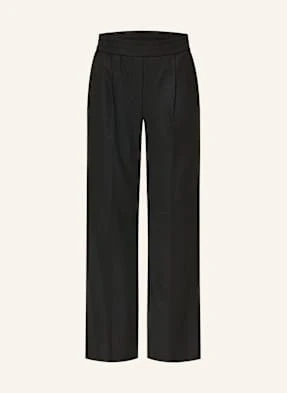 Opus Spodnie Marlena Macie Vibe schwarz