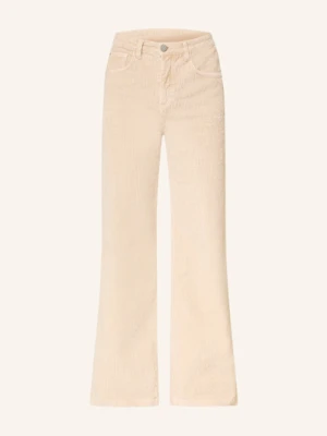 Opus Spodnie Marlena Minah Ze Sztruksu beige