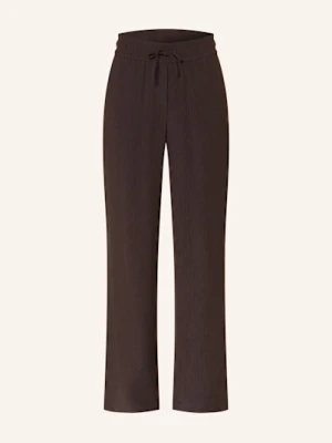 Opus Spodnie Marou Crinkle braun