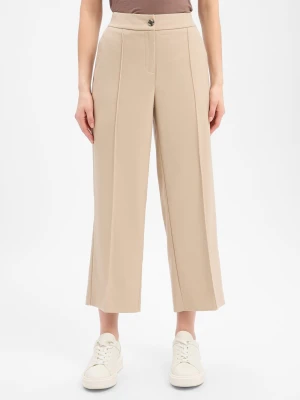 Opus Spodnie - Melane Soft Kobiety beżowy,