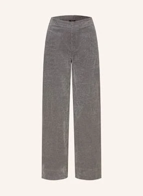 Opus Spodnie Sztruksowe Mileni grau